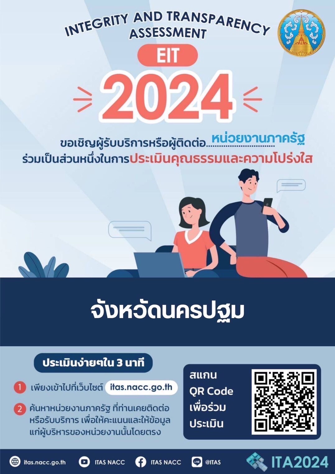 ประเมินคุณธรรมและความโปร่งใส