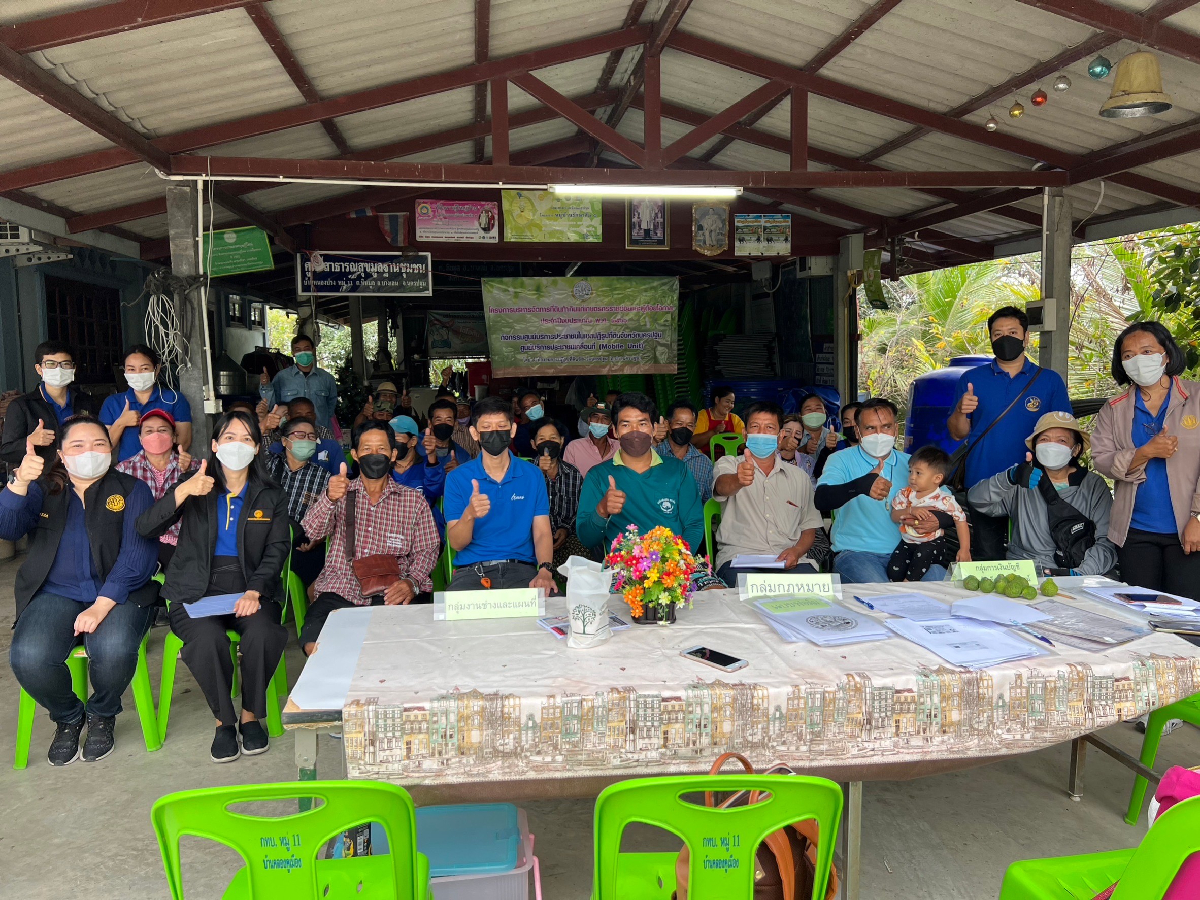โครงการบริหารจัดการที่ดินทำกินแก่เกษตรกรรายย่อยและผู้ด้อยโอกาส  ประจำปีงบประมาณ พ.ศ. 2566 กิจกรรมศูนย์บริการประชาชนเคลื่อนที่  ( Mobile Unit ) 