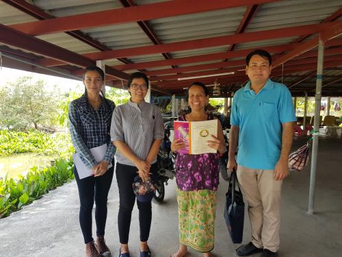ตรวจเยี่ยมเกษตรกรในโครงการ“5 ประสานสืบสานเกษตรทฤษฎีใหม่ ถวายในหลวง” ปี 2560-2561