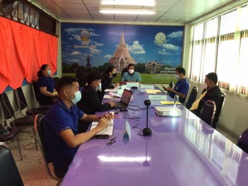 การประชุมคณะกรรมการปฏิรูปที่ดินจังหวัดนครปฐม ครั้งที่ 2/2564 ผ่านแอปพลิเคชั่นซูม (Application Zoom)