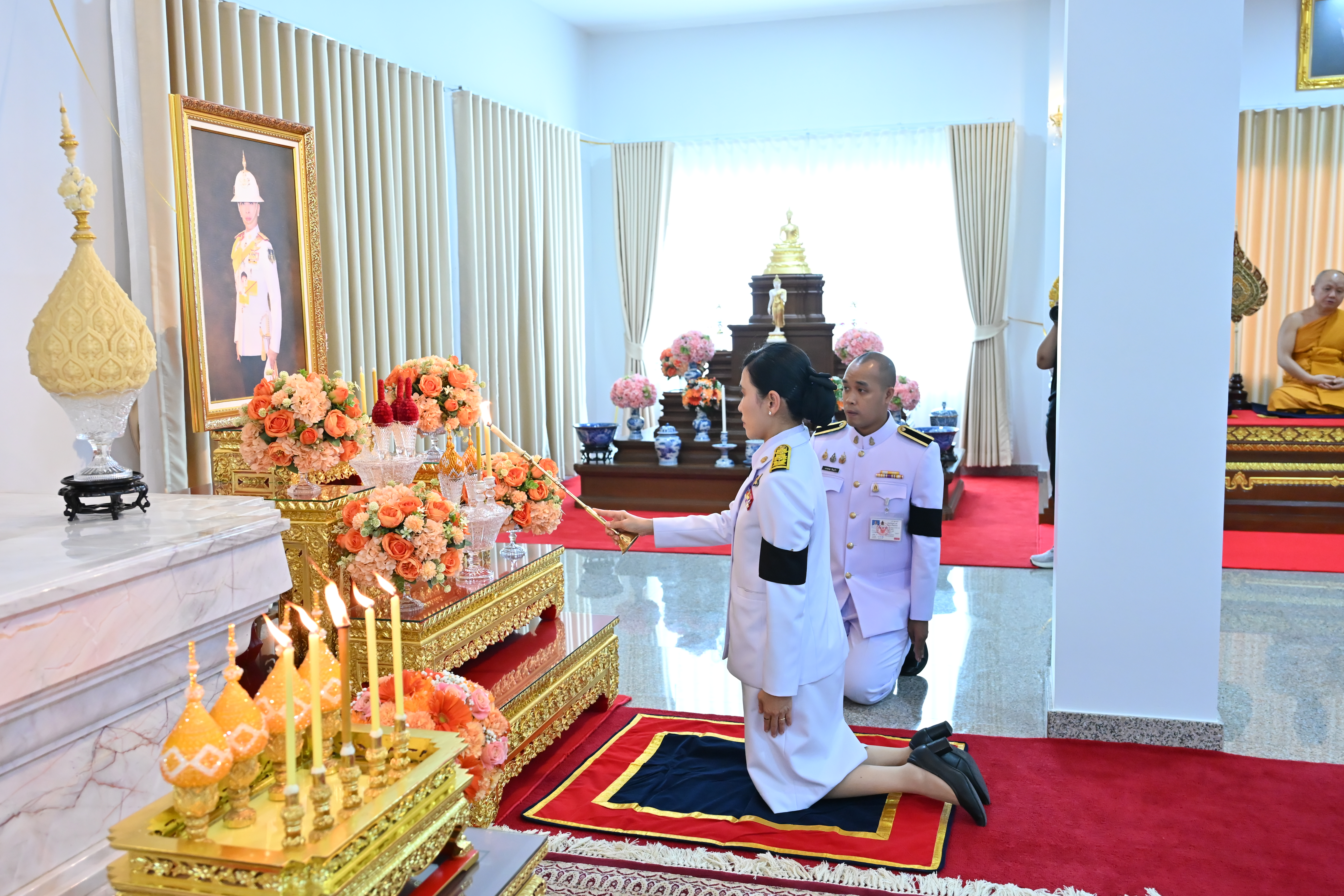title - ส.ป.ก.นครปฐม เข้าร่วมพิธีบำเพ็ญกุศลทักษิณานุประทานวาระสตมวาร 100 วัน เพื่ออุทิศถวายพระกุศลแด่ สมเด็จพระเจ้าลูกเธอ เจ้าฟ้าพัชรกิติยาภา นเรนทิราเทพยวดี กรมหลวงราชสาริณีสิริพัชร มหาวัชรราชธิดา