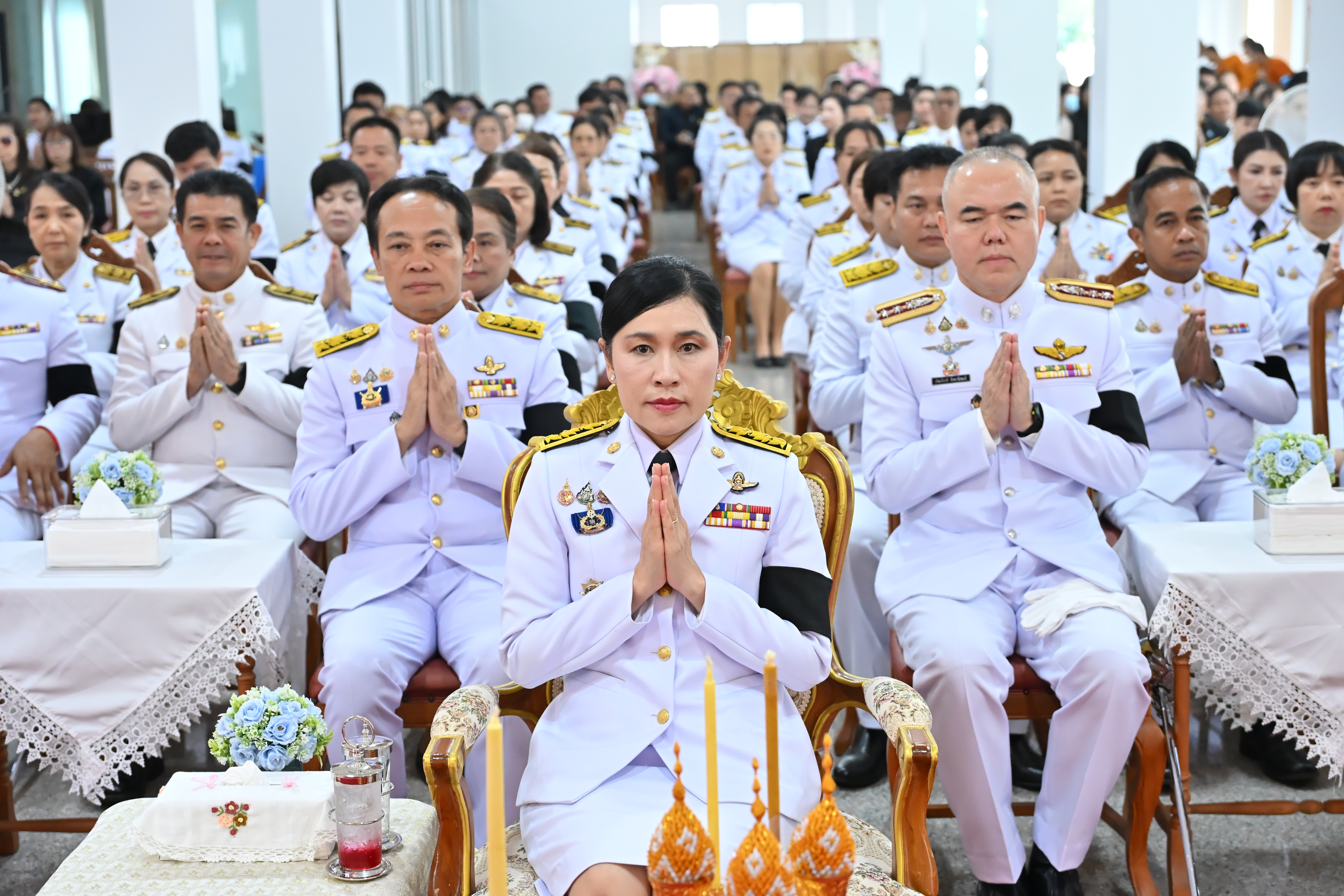title - ส.ป.ก.นครปฐม เข้าร่วมพิธีบำเพ็ญกุศลทักษิณานุประทานวาระสตมวาร 100 วัน เพื่ออุทิศถวายพระกุศลแด่ สมเด็จพระเจ้าลูกเธอ เจ้าฟ้าพัชรกิติยาภา นเรนทิราเทพยวดี กรมหลวงราชสาริณีสิริพัชร มหาวัชรราชธิดา