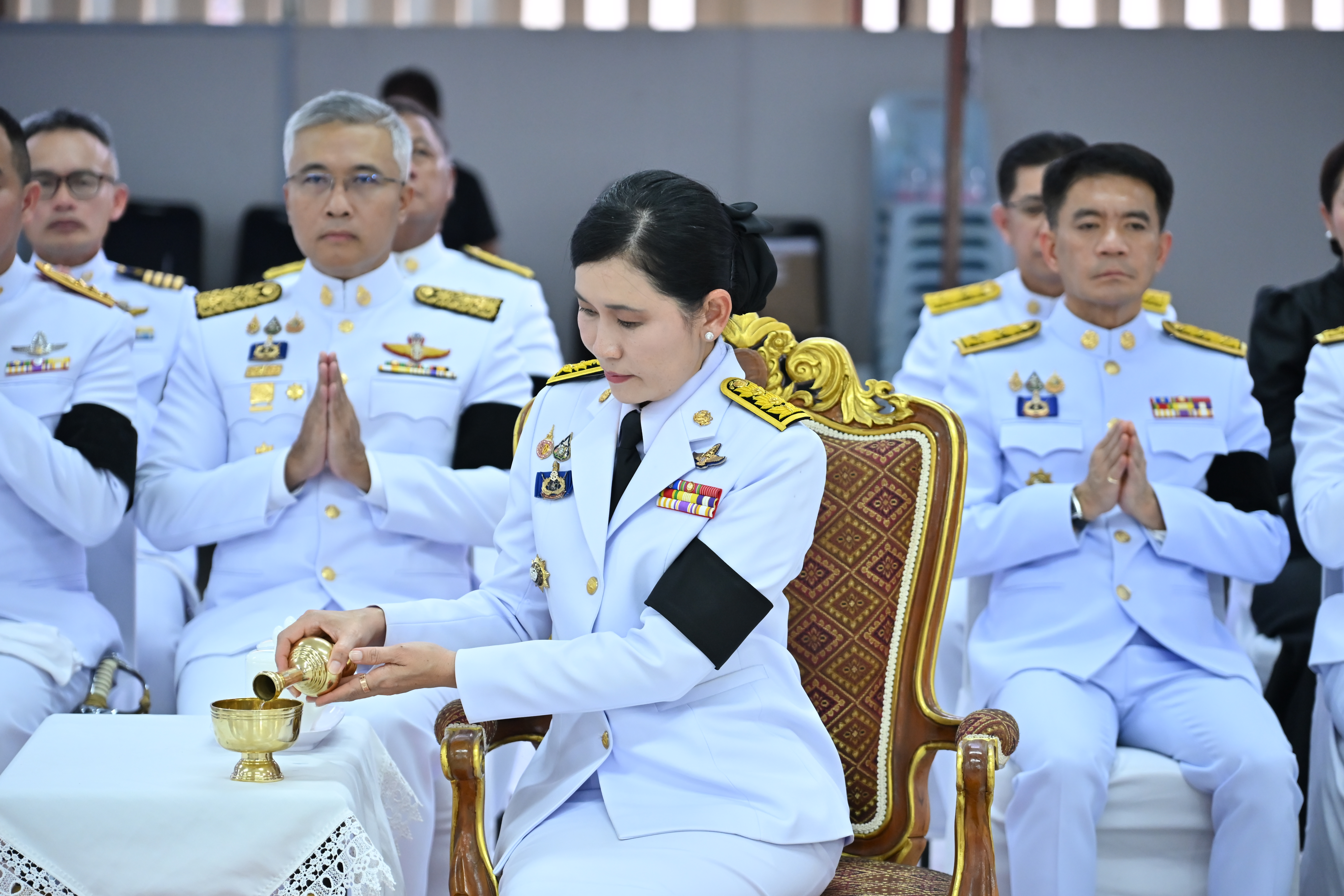 title - ส.ป.ก.นครปฐม เข้าร่วมพิธีบำเพ็ญกุศลสตมวาร 100 วัน เพื่ออุทิศถวายพระกุศลแด่ สมเด็จพระเจ้าลูกเธอ เจ้าฟ้าพัชรกิติยาภา นเรนทิราเทพยวดี กรมหลวงราชสาริณีสิริพัชร มหาวัชรราชธิดา