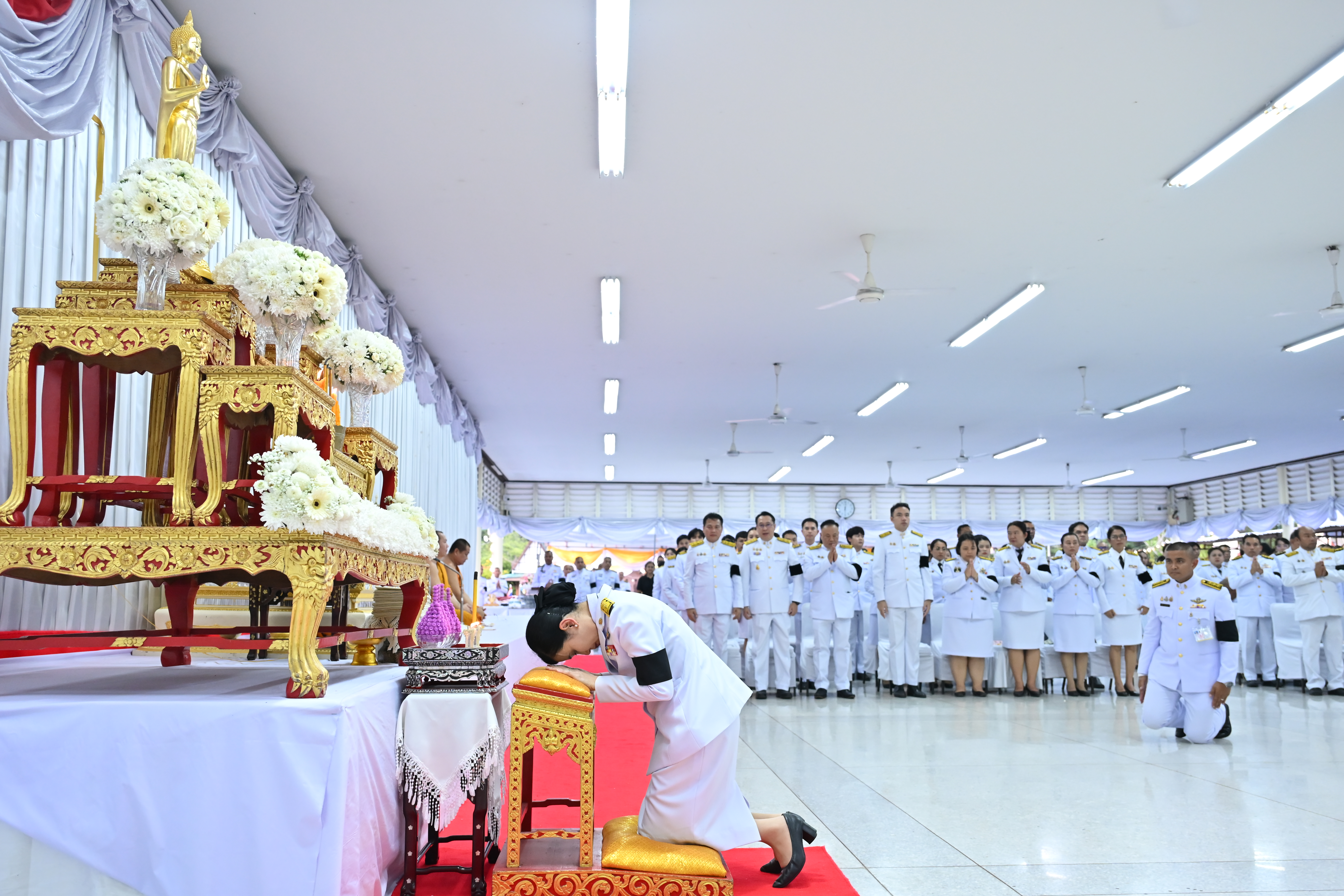 title - ส.ป.ก.นครปฐม เข้าร่วมพิธีบำเพ็ญกุศลสตมวาร 100 วัน เพื่ออุทิศถวายพระกุศลแด่ สมเด็จพระเจ้าลูกเธอ เจ้าฟ้าพัชรกิติยาภา นเรนทิราเทพยวดี กรมหลวงราชสาริณีสิริพัชร มหาวัชรราชธิดา