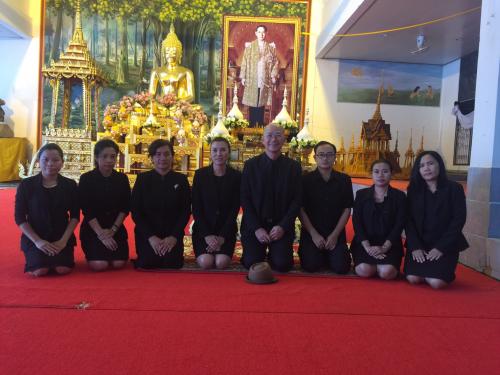 ส.ป.ก.นครพนม ร่วมสวดพระอภิธรรม ถวายเป็นพระราชกุศลแด่พระบาทสมเด็จพระปรมินทรมหาภูมิพลอดุลยเดช 