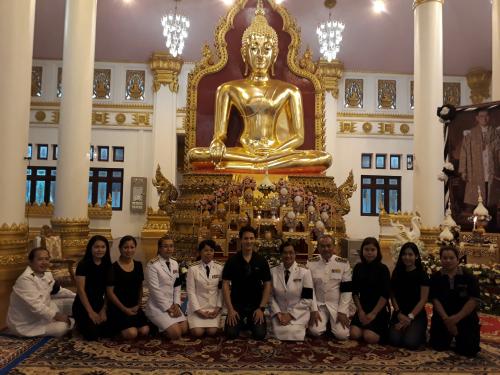 ส.ป.ก.นครพนมร่วมงานพิธีสวดพระอภิธรรมเพื่อถวายเป็นพระราชกุศลฯ