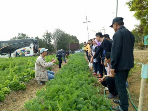 สำนักงานเกษตรจังหวัดมหาสารคาม  พาเกษตรกรในพื้นที่  จำนวน  170  คน  ศึกษาดูงาน  ณ นิคมเศรษฐกิจพอเพียง อำเภอวังน้ำเขียว  จังหวัดนครราชสีมา   ในวันที่  22  กุมภาพันธ์  2560