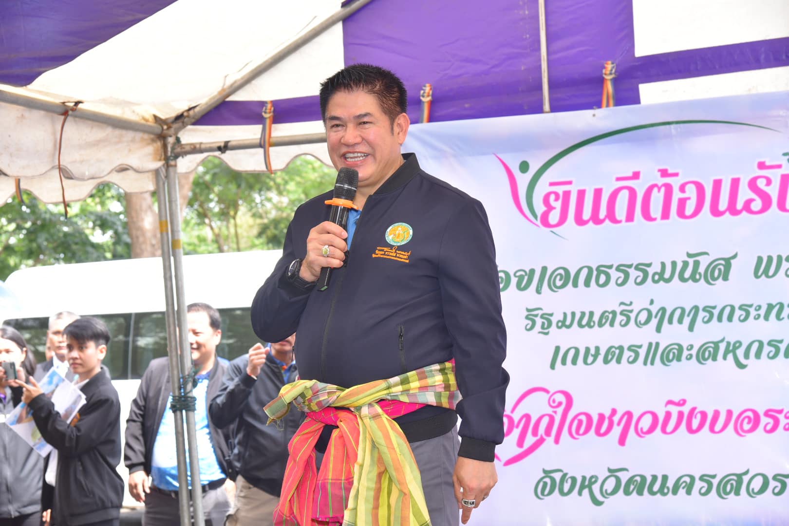 รองเลขาธิการ ส.ป.ก. ติดตามคณะ รมว.กษ. ลงพื้นที่ตรวจราชการในพื้นที่ จ.นครสวรรค์