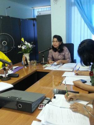การประชุมประจำเดือนกุมภาพันธ์ 2558 สำนักงานการปฏิรูปที่ดินจังหวัดนครศรีธรรมราช ครั้งที่ 2/2558  
