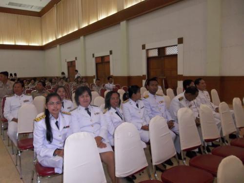 ถวายพระพรชัยมงคล เนื่องในโอกาสวันเฉลิมพระชนมพรรษาสมเด็จพระนางเจ้าสิริกิติ์ พระบรมราชินีนาถ ณ ห้องประชุมเมืองเทศบาลนครนครศรีธรรมราช