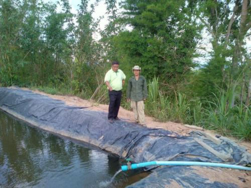 ปฏิรูปที่ดินจังหวัดน่าน ตรวจเยี่ยมการปรับปรุงแปลงนาขั้นบันไดบ้านโป่งคำ ตำบลดู่พงษ์ อำเภอสันติสุข 