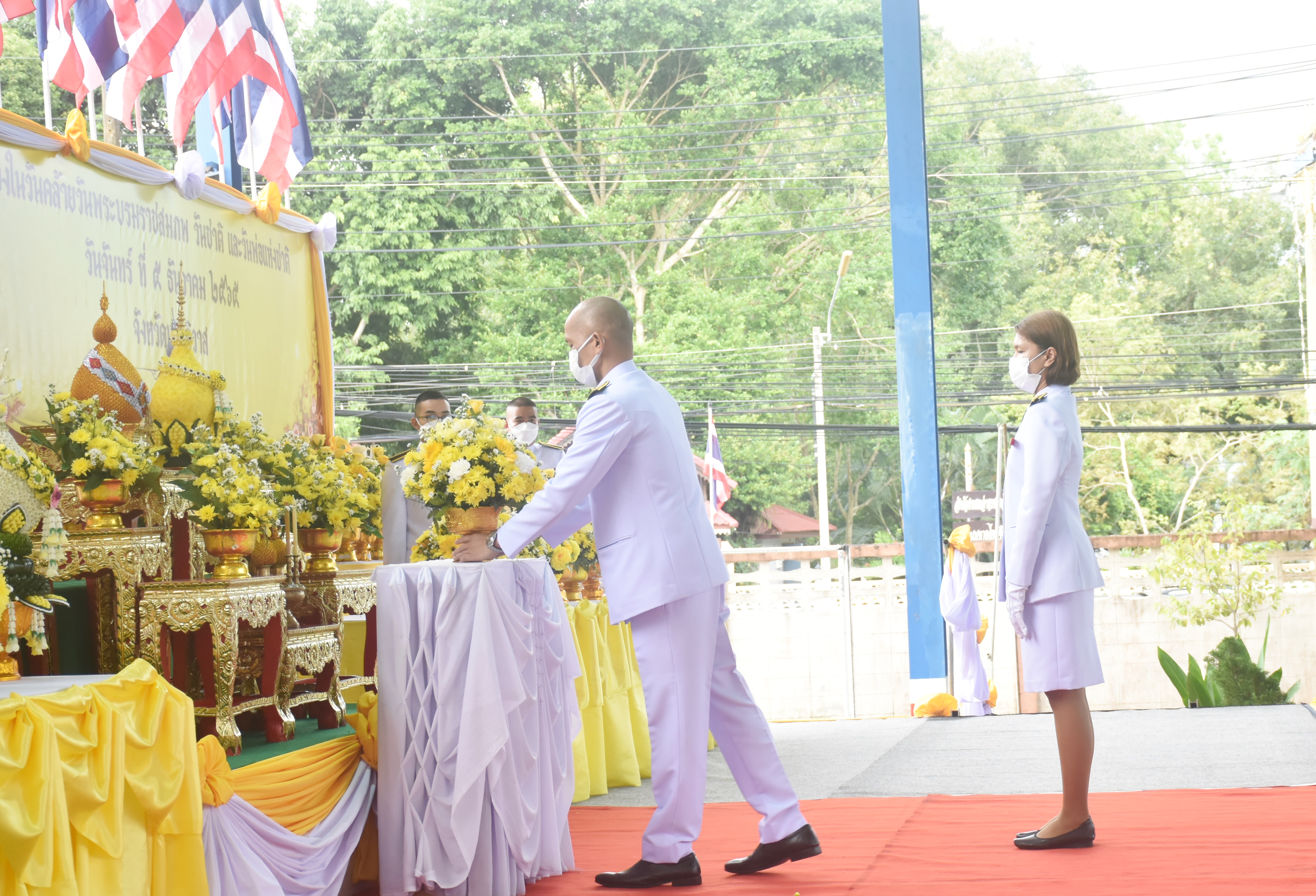 ส.ป.ก.นราธิวาส ร่วมกิจกรรมเนื่องในวันคล้ายวันพระบรมราชสมภพ พระบาทสมเด็จพระบรมชนกาธิเบศร มหาภูมิพลอดุลยเดช บรมนาถบพิตร วันชาติ และวันพ่อแห่งชาติ 5 ธันวาคม 2565