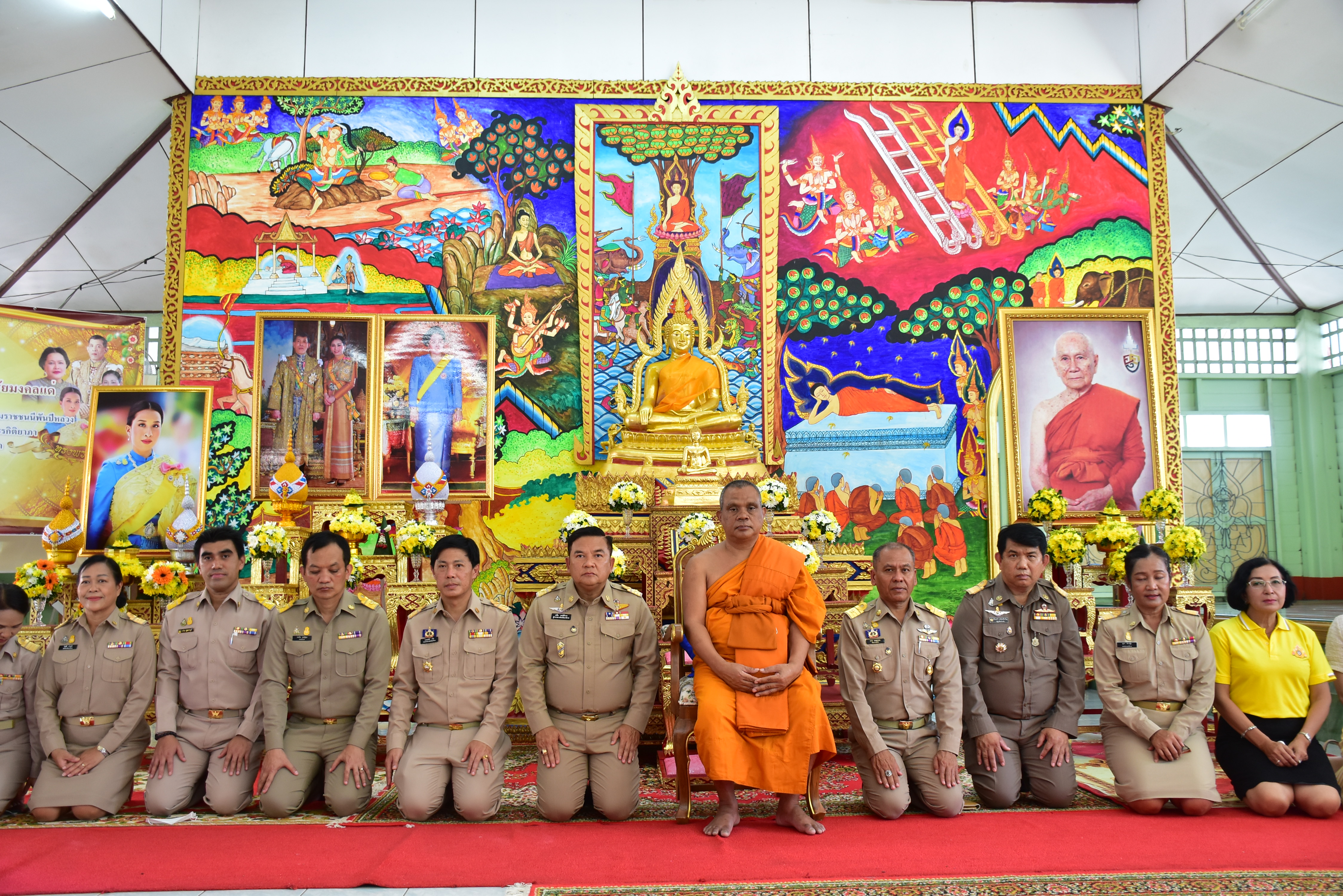 ส.ป.ก.นราธิวาส ร่วมพิธีเจริญพระพุทธมนต์เฉลิมพระเกียรติฯ ณ วัดบางนรา