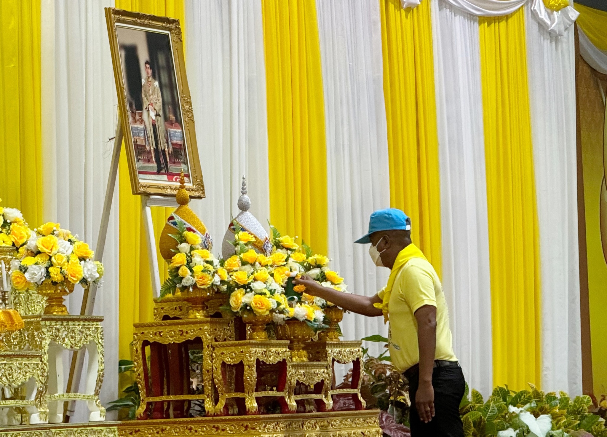 ส.ป.ก.นราธิวาส ร่วมกิจกรรมจิตอาสาพระราชทาน ณ อาคารเฉลิมพระเกียรติสิริกาญจนทักษิณ พระตำหนักทักษิณราชนิเวศน์ 