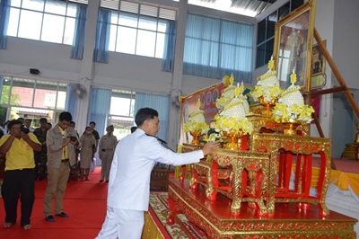 ส.ป.ก.นราธิวาส ร่วมพิธีเจริญพระพุทธมนต์วัคคหายุสมธัมม์  