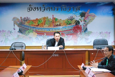 ผู้ตรวจราชการกระทรวงเกษตรและสหกรณ์เขต 8 ตรวจราชการในพื้นที่จังหวัดนราธิวาส  
