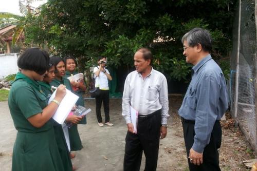 ติดตามผลการดำเนินงานโครงการสานฝันยุวเกษตรกรในเขตปฏิรูปที่ดิน ณ โรงเรียนวัดโบราณสถิตย์ ตำบลสุไหงปาดี อำเภอสุไหงปาดี จังหวัดนราธิวาส   