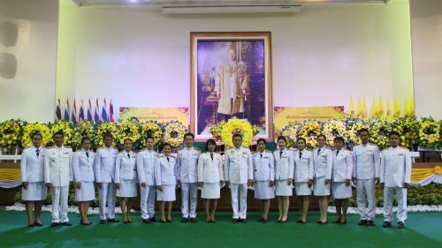 สปก.นราธิวาส ร่วมกิจกรรม พิธีบำเพ็ญกุศลและพิธีน้อมรำลึกเนื่องในวันคล้ายวันสวรรคต พระบาทสมเด็จพระบรมชนกาธิเบศร มหาภูมิพลอดุลยเดชมหาราช บรมนาถบพิตร 