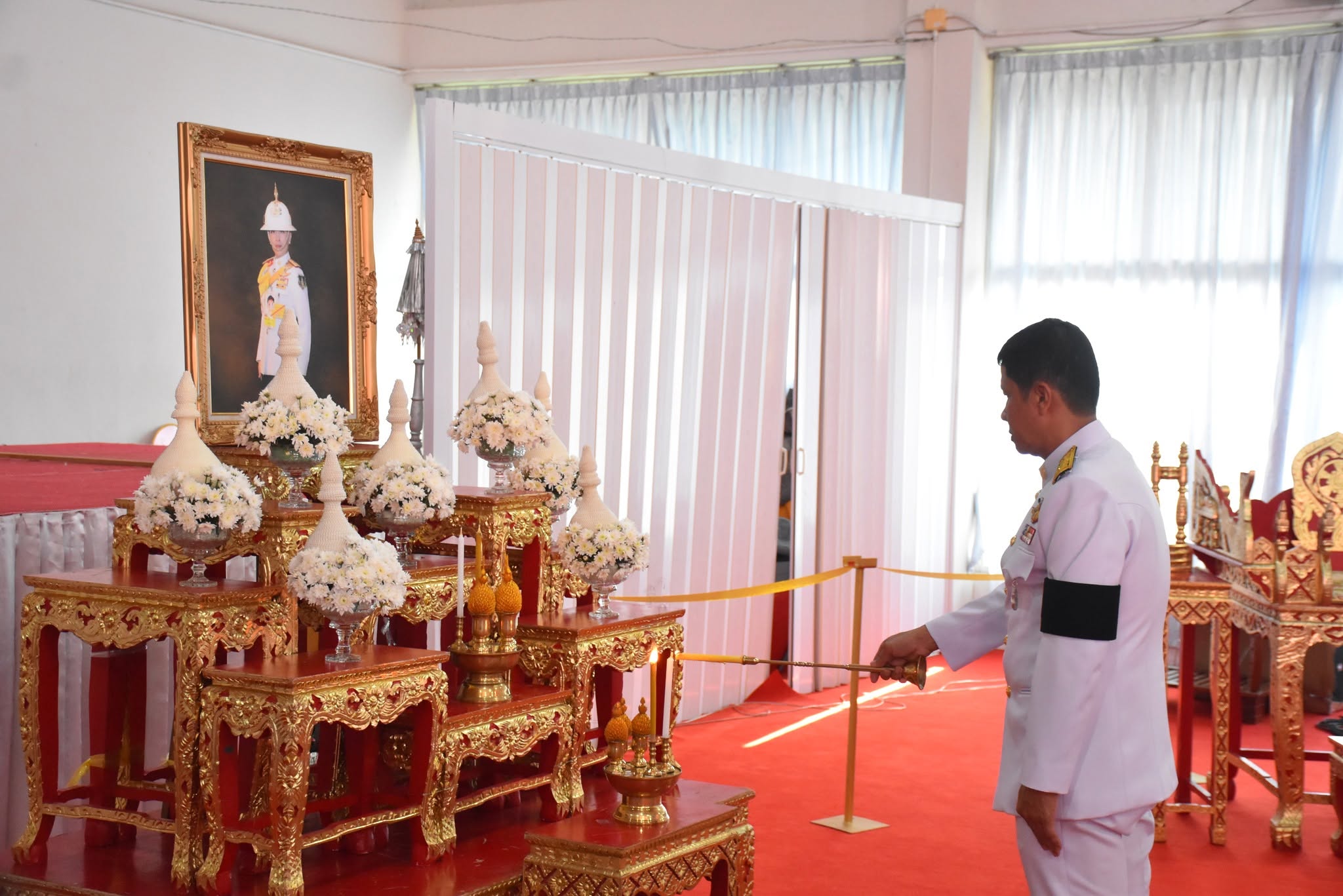 title - ส.ป.ก.นราธิวาส ร่วมพิธีบำเพ็ญกุศล ในวาระครบ7 วัน สัตตมวาร แห่งการสิ้นพระชนม์ อุทิศถวายพระกุศลแด่ สมเด็จพระเจ้าลูกเธอ เจ้าฟ้าพัชรกิติยาภา นเรนทิราเทพยวดีกรมหลวงราชสาริณีสิริพัชร มหาวัชรราชธิดา