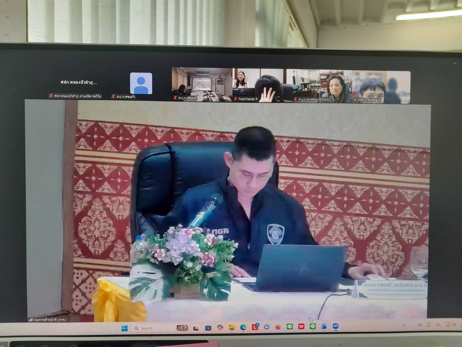 title - อบรมตาม โครงการ ส่งเสริมคุณธรรมบนฐานชีวิตวิถีใหม่ เรื่อง “ส่งเสริมคุณธรรมจริยธรรมและใช้เทคโนโลยีอย่างปลอดภัยในยุคดิจิทัล”