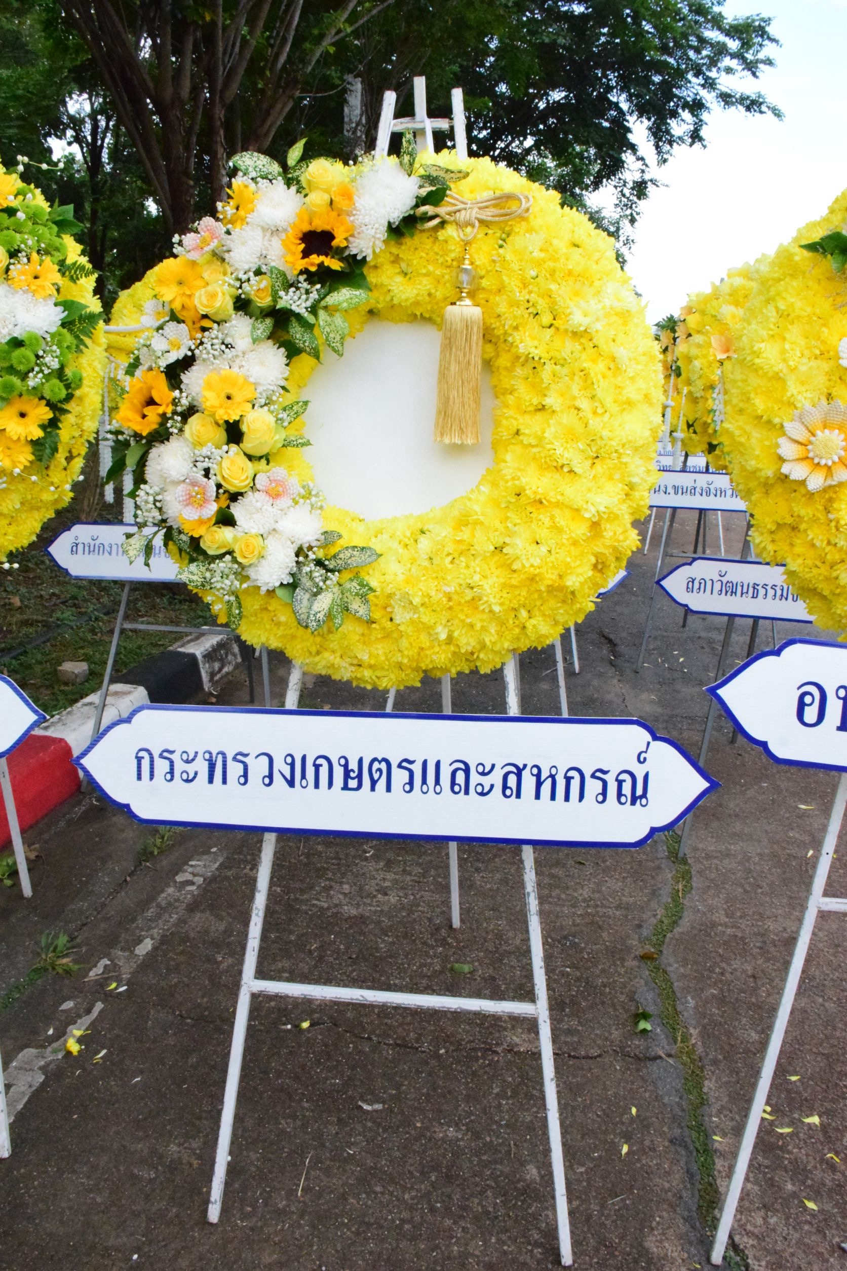 title - นายบรรจง ปองนาน ปฏิรูปที่ดินจังหวัดหนองบัวลำภู ￼พร้อมด้วย เจ้าหน้าที่ ร่วมพิธีทำบุญตักบาตรถวายพระราชกุศล และพิธีวางพวงมาลา เนื่องในวันนวมินทรมหาราช วันที่ 13 ตุลาคมของทุกปี เป็นวันคล้ายวันสวรรคตพระบาทสมเด็จพระบรมชนกาธิเบศรมหาภูมิพลอุดลยเดชมหาราช บรมนาถบพิตร