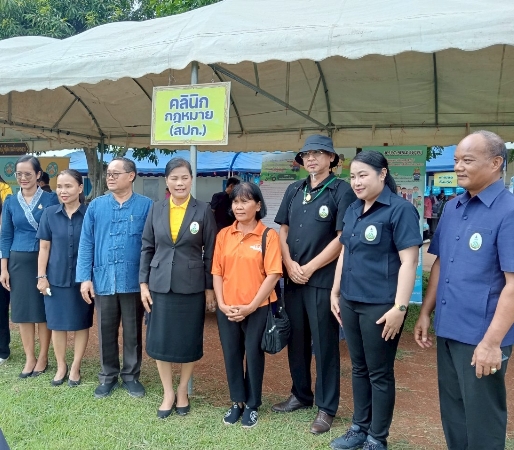 นางสาวภัทรวดี สุขเสวตร ปฏฺิรูปที่ดินจังหวัดหนองคาย ร่วมกิจกรรมคลินิกเกษตรเคลื่อนที่ในพระราชานุเคราะห์ สมเด็จพระบรมโอรสาธิราชฯ สยามมกุฏราชกุมาร ประจำปีงบประมาณ พ.ศ. 2568 ครั้งที่ 4