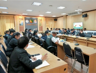 นางสาวภัทรวดี สุขเสวตร ปฏิรูปที่ดินจังหวัดหนองคาย เข้าร่วมการขับเคื่อนงานด้านการเกษตรระดับจังหวัดหนองคาย (SCD) ครั้งที่ 1/2569