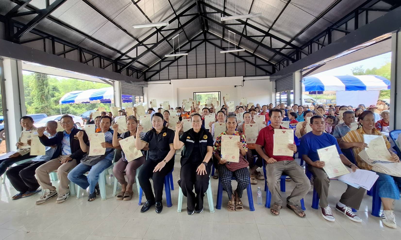 วันที่ 21 เมษายน 2569 นางสาวภัทรวดี สุขเสวตร ปฏิรูปที่ดินจังหวัดหนองคาย เป็นประธานเปิดการจัดฝึกอบรมโครงการ 