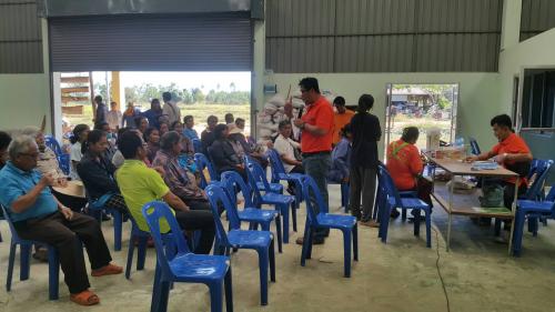 กอบรมโครงการชุมชนเศรษฐกิจพอเพียงในเขตปฏิรูปที่ดินจังหวัดหนองคาย ปี 2561