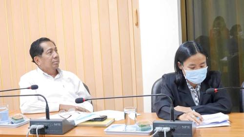 การประชุมชี้แจงแนวทางการดำเนินงานโครงการ 1 ตำบล 1 กลุ่มเกษตรทฤษฎีใหม่ ผ่านระบบทางไกลออนไลน์ (ACU conference) 