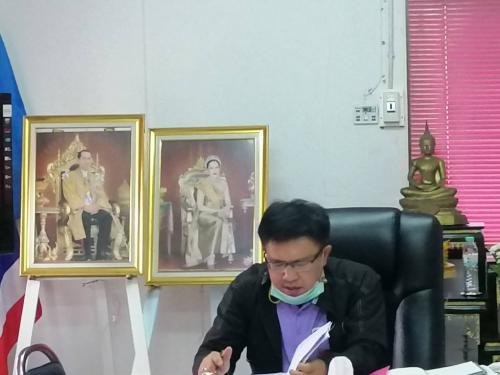 ผู้ตรวจการกรม ส.ป.ก. (นายปราโมทย์ ยอดแก้ว) ตรวจราชการ ส.ป.ก.ปัตตานี 