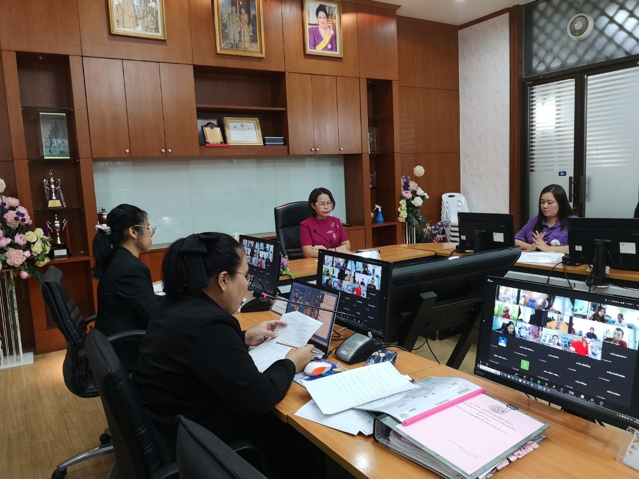 การประชุมซักซ้อมความเข้าใจ แนวทางการประเมินผลการปฏิบัติราชการ และการเลื่อนเงินเดือนข้าราชการ พนักงานราชการ และลูกจ้างประจำสังกัด ส.ป.ก. ส่วนภูมิภาค ครั้งที่ 1 ประจำปีงบประมาณ พ.ศ. 2568