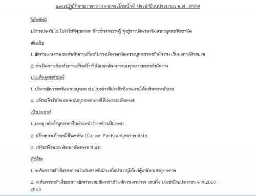 แผนการปฏิบัติงาน