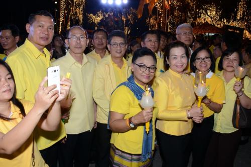 ผู้อำนวยการกองการเจ้าหน้าที่ ร่วมพิธีจุดเทียนชัยถวายพระพรพระบาทสมเด็จพระเจ้าอยู่หัว  