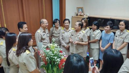 ยินดีต้อนรับผู้อำนวยการกองการเจ้าหน้าที่  