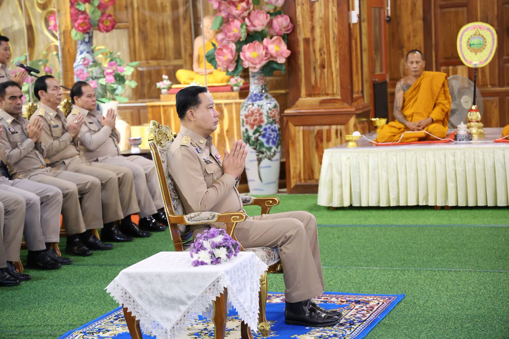 title - สำนักงานการปฏิรูปที่ดินจังหวัดเพชรบูรณ์ เข้าร่วมพิธีถวายพระพรเจริญพระพุทธมนต์และตักบาตรถวายพระกุศล พระเจ้าวรวงศ์เธอ พระองค์เจ้าโสมสวลี กรมหมื่นสุทธนารีนาถ เนื่องในวันคล้ายวันประสูติ 13 กรกฎาคม 2569 