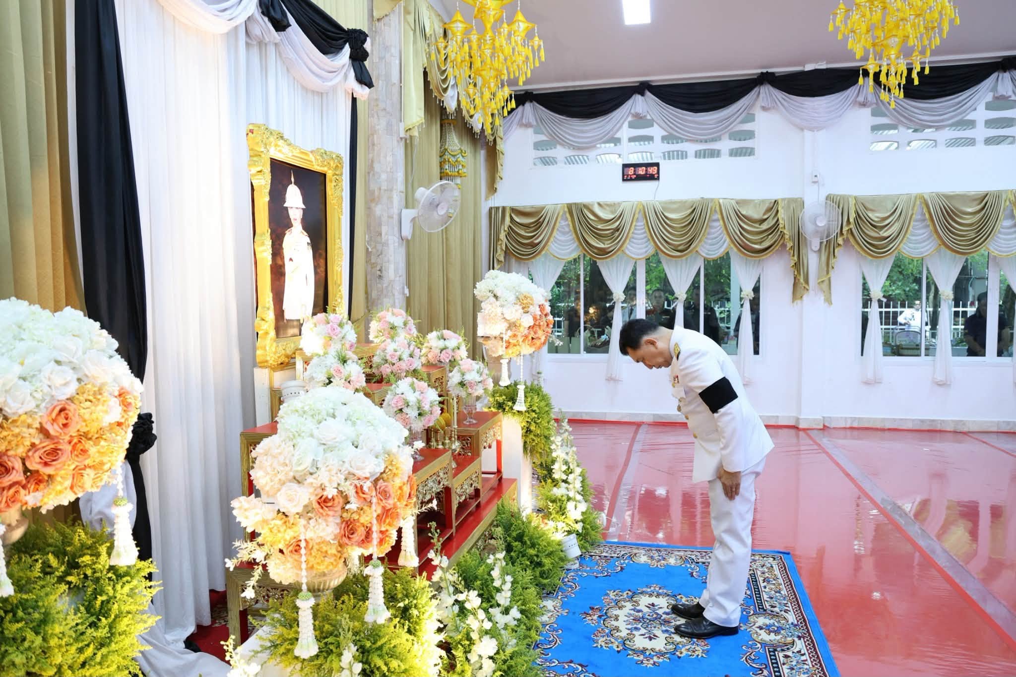 สำนักงานการปฏิรูปที่ดินจังหวัดเพชรบูรณ์ เข้าร่วมพิธีบำเพ็ญกุศลในวาระครบ 100 วัน(สตมวาร) แห่งการสิ้นพระชนม์ ถวายเป็นพระกุศลแด่สมเด็จพระเจ้าลูกเธอ เจ้าฟ้าพัชรกิติยาภา นเรนทิราเทพยวดี กรมหลวงราชสาริณีสิริพัชร มหาวัชรราชธิดา 