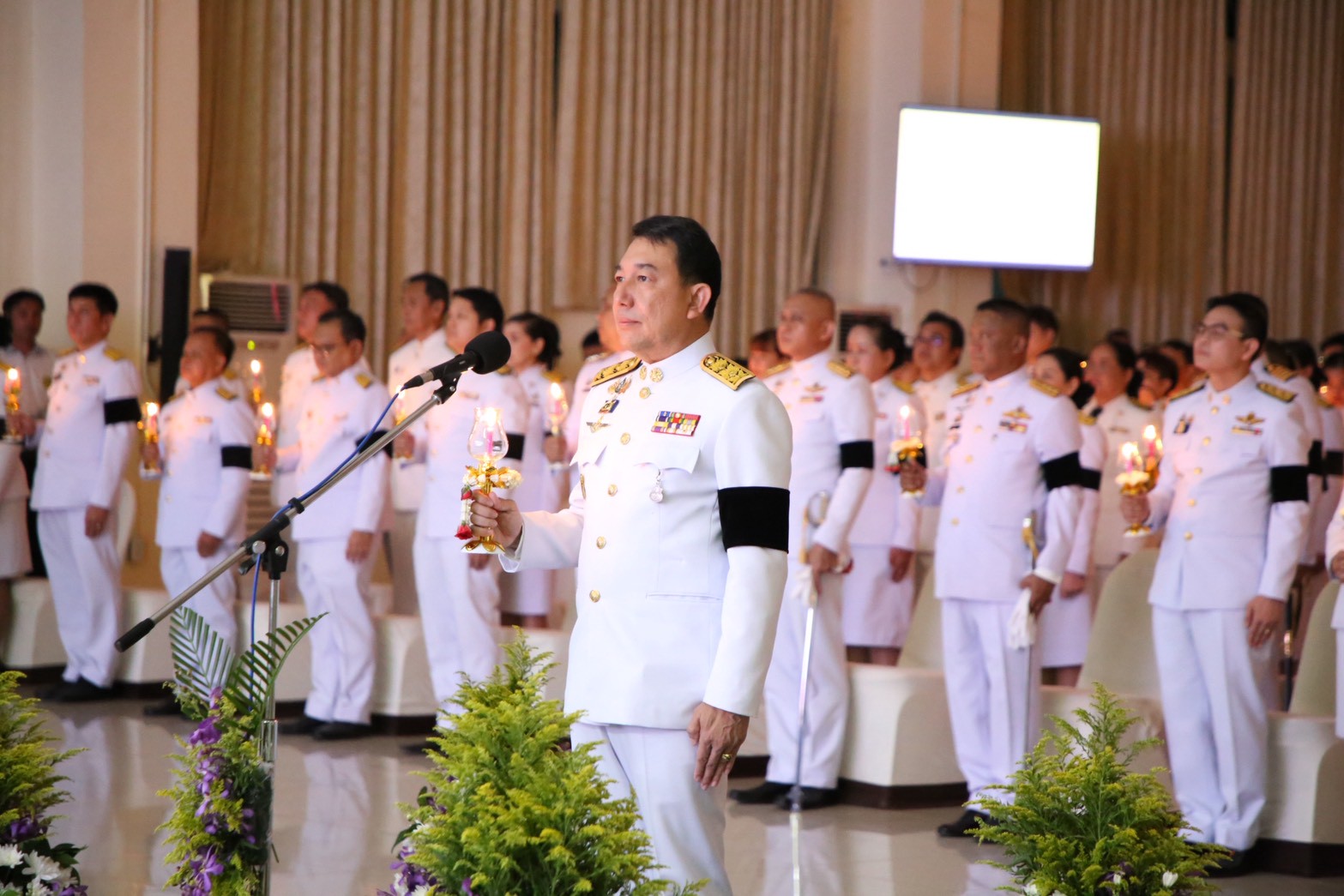 title - พิธีถวายเครื่องราชสักการะ วางพานพุ่ม และจุดเทียนถวายพระพรชัยมงคล เนื่องในวัน เฉลิมพระชนมพรรษา สมเด็จพระนางเจ้าสุทิดา พัชรสุธาพิมลลักษณ พระบรมราชินี