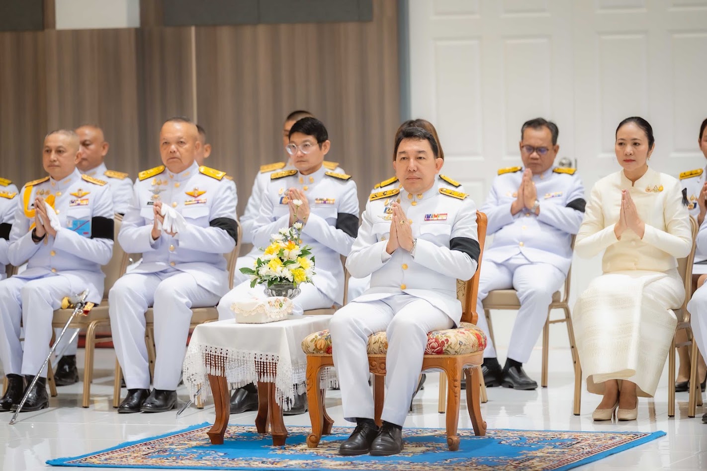 title -  สำนักงานการปฏิรูปที่ดินจังหวัดเพชรบูรณ์ เข้าร่วมพิธีวางพวงมาลา และทำบุญตักบาตรถวายเป็นพระราชกุศล เนื่องในวันนวมินทรมหาราช ประจำปี 2569 