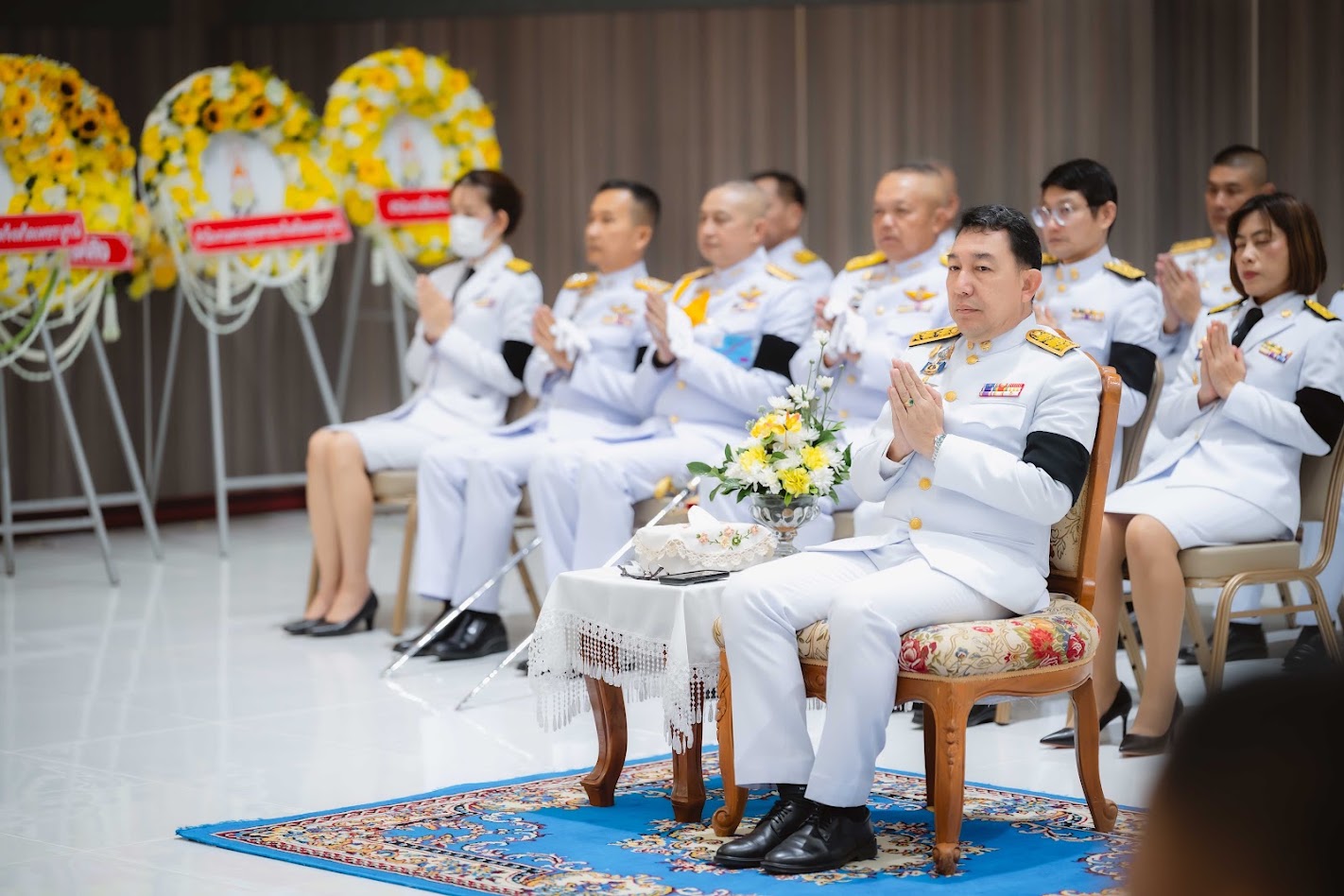 title -  สำนักงานการปฏิรูปที่ดินจังหวัดเพชรบูรณ์ เข้าร่วมพิธีวางพวงมาลา และทำบุญตักบาตรถวายเป็นพระราชกุศล เนื่องในวันนวมินทรมหาราช ประจำปี 2569 