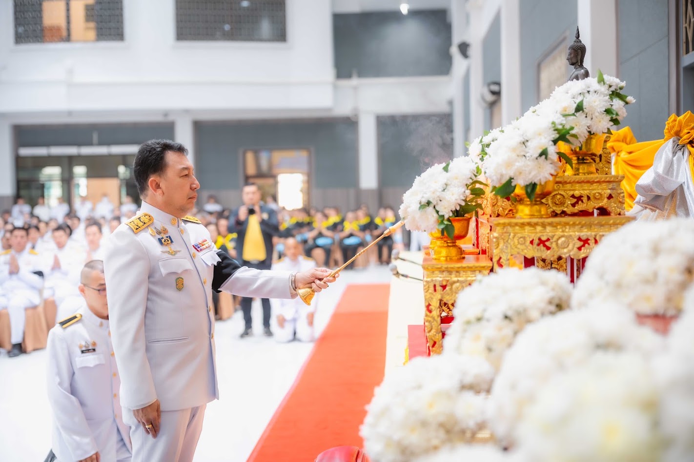  สำนักงานการปฏิรูปที่ดินจังหวัดเพชรบูรณ์ เข้าร่วมพิธีวางพวงมาลา และทำบุญตักบาตรถวายเป็นพระราชกุศล เนื่องในวันนวมินทรมหาราช ประจำปี 2569 