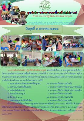 ศูนย์บริการประชาชนเคลื่อนที่ Mobile Unit ครั้งที่ 6