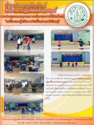 ประชุมคณะอนุกรมมการกลั่นกรองการทำประโยชน์อำเภอวิเชียรบุรี