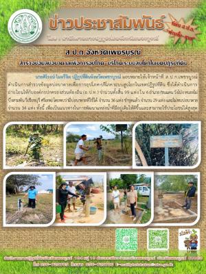 การสำรวจข้อมูลบ่อบาดาลเพื่อการอุปโภค-บริโภค ระบบสูบโยกในเขตปฏิรูปที่ดิน 