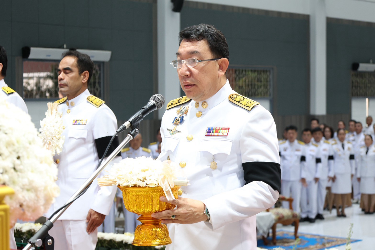 title - สำนักงานการปฏิรูปที่ดินจังหวัดเพชรบูรณ์ เข้าร่วมพิธีสวดพระพุทธมนต์และพิธีบำเพ็ญกุศลอุทิศถวาย พิธีถวายดอกไม้จันทน์ภาคประชาชนตัวแทน และพิธีทำบุญตักบาตรถวายพระราชกุศล  เนื่องในวันคล้ายวันสวรรคต สมเด็จพระนางเจ้าสิริกิติ์ พระบรมราชินีนาถ พระบรมราชชนนีพันปีหลวง