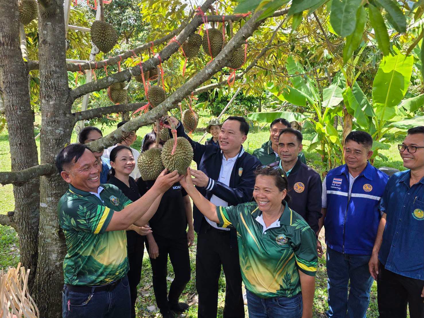 title - สำนักงานการปฏิรูปที่ดินจังหวัดเพชรบูรณ์ ร่วมเปิดโครงการท่องเที่ยวโดยชุมชนตำบลนาป่า กิจกรรมท่องเที่ยวเชิงเกษตร บุกสวน ชวนฟิน กินทุเรียนของดีตำบลนาป่า ประจำปี 2569 