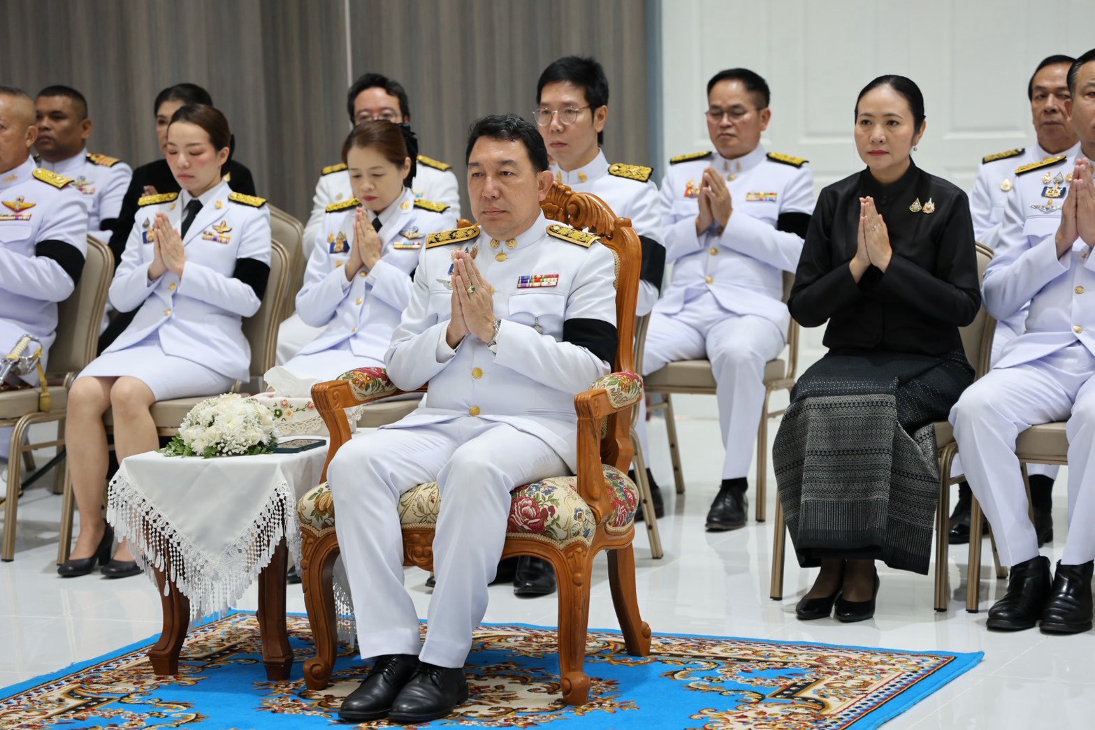 title - สำนักงานการปฏิรูปที่ดินจังหวัดเพชรบูรณ์ เข้าร่วมพิธีสวดพระพุทธมนต์และพิธีบำเพ็ญกุศลอุทิศถวาย พิธีถวายดอกไม้จันทน์ภาคประชาชนตัวแทน และพิธีทำบุญตักบาตรถวายพระราชกุศล  เนื่องในวันคล้ายวันสวรรคต สมเด็จพระนางเจ้าสิริกิติ์ พระบรมราชินีนาถ พระบรมราชชนนีพันปีหลวง