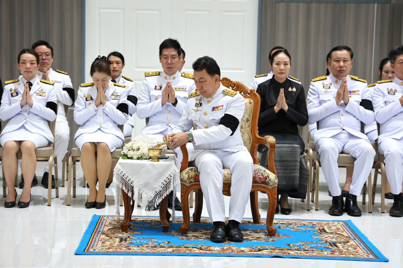 title - สำนักงานการปฏิรูปที่ดินจังหวัดเพชรบูรณ์ เข้าร่วมพิธีสวดพระพุทธมนต์และพิธีบำเพ็ญกุศลอุทิศถวาย พิธีถวายดอกไม้จันทน์ภาคประชาชนตัวแทน และพิธีทำบุญตักบาตรถวายพระราชกุศล  เนื่องในวันคล้ายวันสวรรคต สมเด็จพระนางเจ้าสิริกิติ์ พระบรมราชินีนาถ พระบรมราชชนนีพันปีหลวง