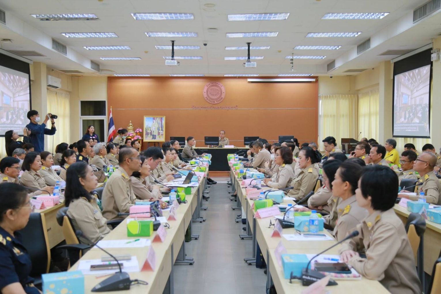 ปฏิรูปที่ดินจังหวัดปทุมธานี เข้าร่วมประชุมคณะกรมการจังหวัดปทุมธานีและหัวหน้าส่วนราชการฯ จังหวัดปทุมธานี ประจำเดือนมิถุนายน 2568 ครั้งที่ 6/2568