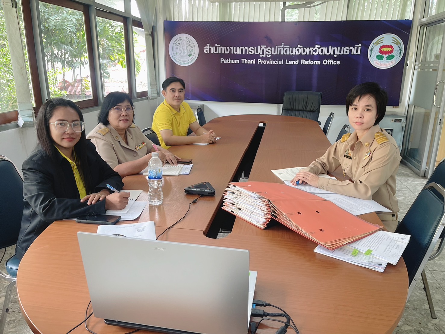 ปฏิรูปที่ดินจังหวัดปทุมธานี ประชุมคณะทำงานติดตามเร่งรัดงบประมาณประจำปีงบประมาณ พ.ศ. 2568 ของ ส.ป.ก. ครั้งที่ 4/2568